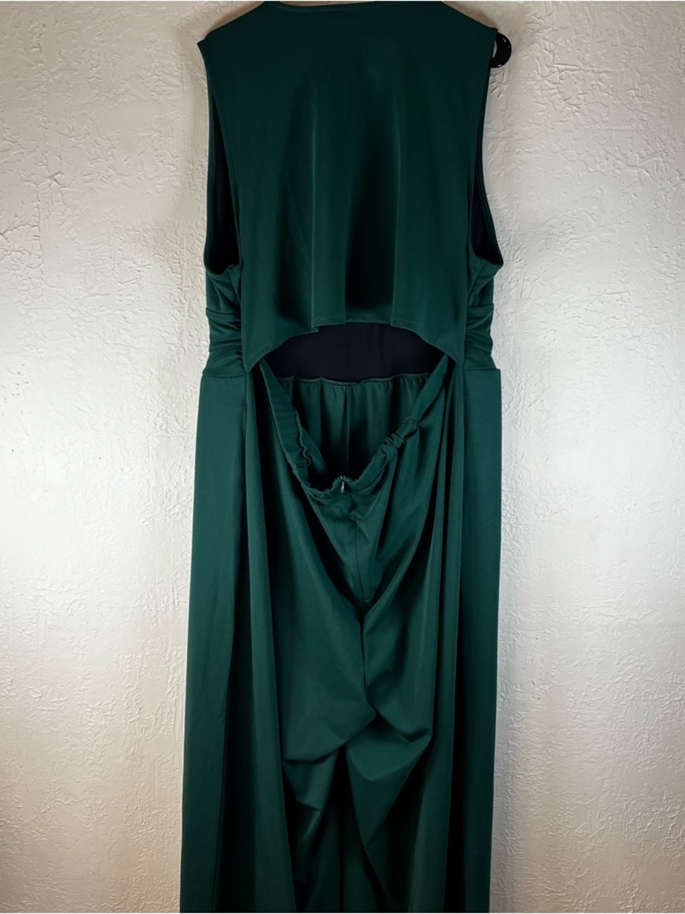 HALARA Deep Emerald Green Sleeveless Wide-Leg Jumpsuit - Picture 8 of 14
